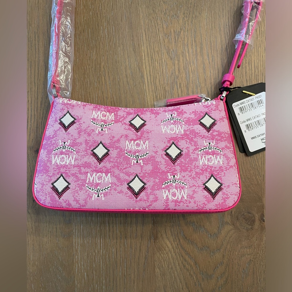 MCM PORTUNA CROSSBODY SHOULDER BAG BRAND NEW STILL IN PLASTIC WRAP NWT